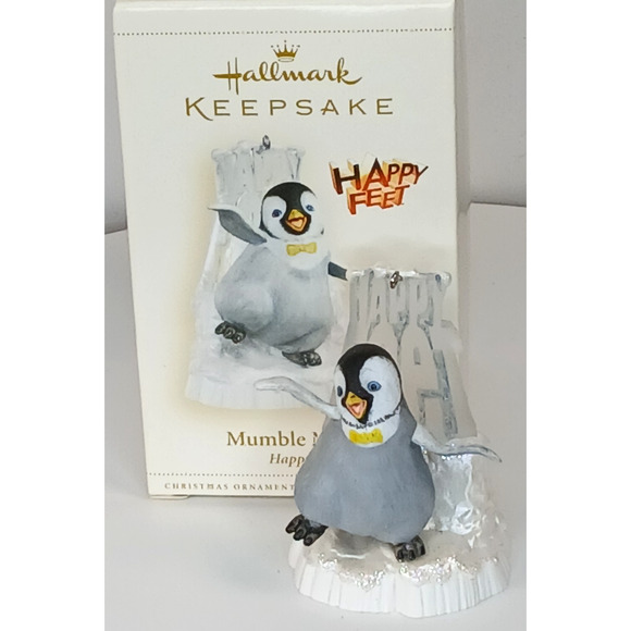 Mumble Moves! 2006 Hallmark Happy Feet Ornament QXI3086 - Picture 1 of 11